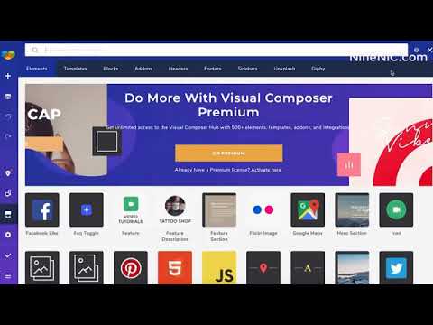แนะนำเครื่องมือสร้างเว็บไซต์  WordPress Visual Composer ช่วยให้คุณสร้างหน้าใหม่หรือแก้ไขหน้าเว็บเพจ