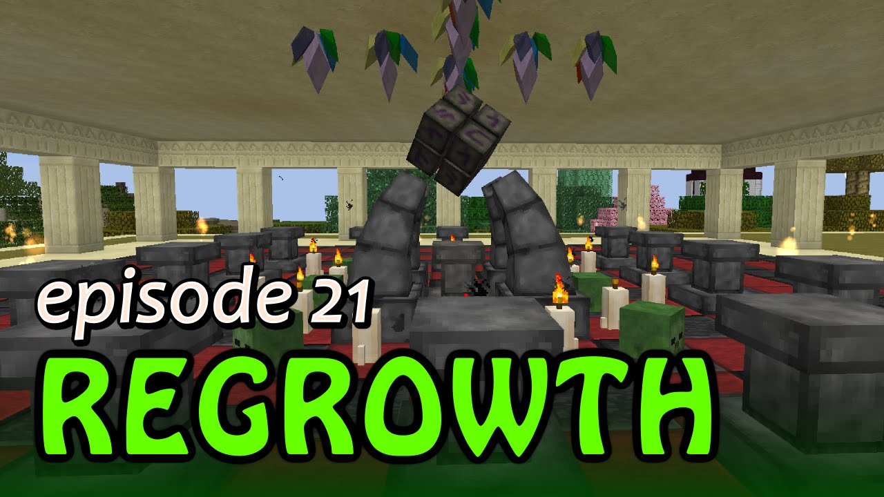 FTB Regrowth #21 - Farm automation with golems