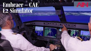 Embraer and CAE Add New E-Jet E2 Flight Simulator For Asia Pacific Airlines in Singapore – AIN by Aviation International News 1,940 views 2 months ago 3 minutes, 19 seconds