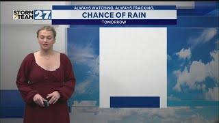 More rain chances on the way through Friday
