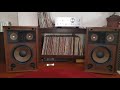 Sansui sp 2500 vintage speakers play HAVASI - age of heroes