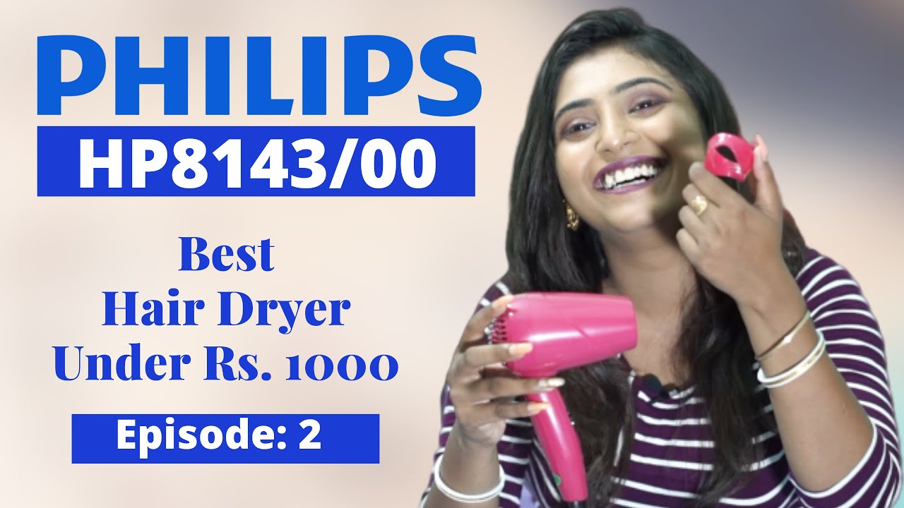 Unboxing Review Philips Hair Dryer Model No  HP8143  YouTube