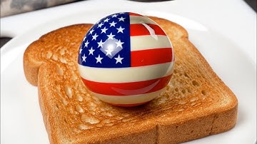 Spreading Country Flag balls on Toast 🍞🌍 | AI ASMR – Oddly Satisfying Toast ASMR