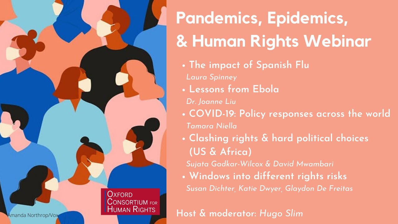 Webinar: Pandemics, Epidemics & Human Rights - 1 May, 2020