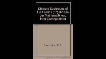 An Accidental Mathematician: Conversations with Professor M S Raghunathan: Episode One