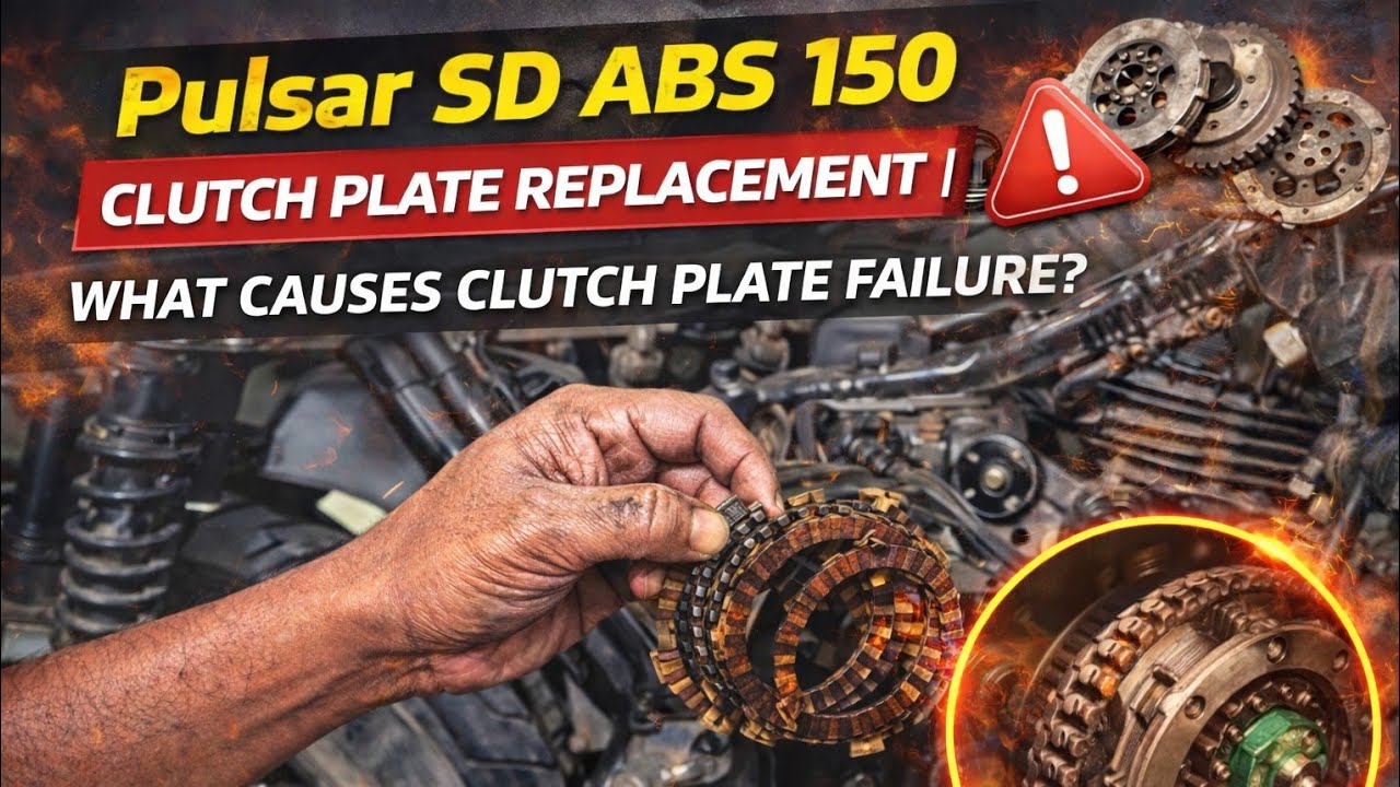Pulsar SD ABS 150 Clutch Plate Replacement | ক্লাসপ্লেট নষ্ট হওয়ার কারণ কি ?