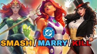 Smash, Marry, Cut, DC Characters PART 2