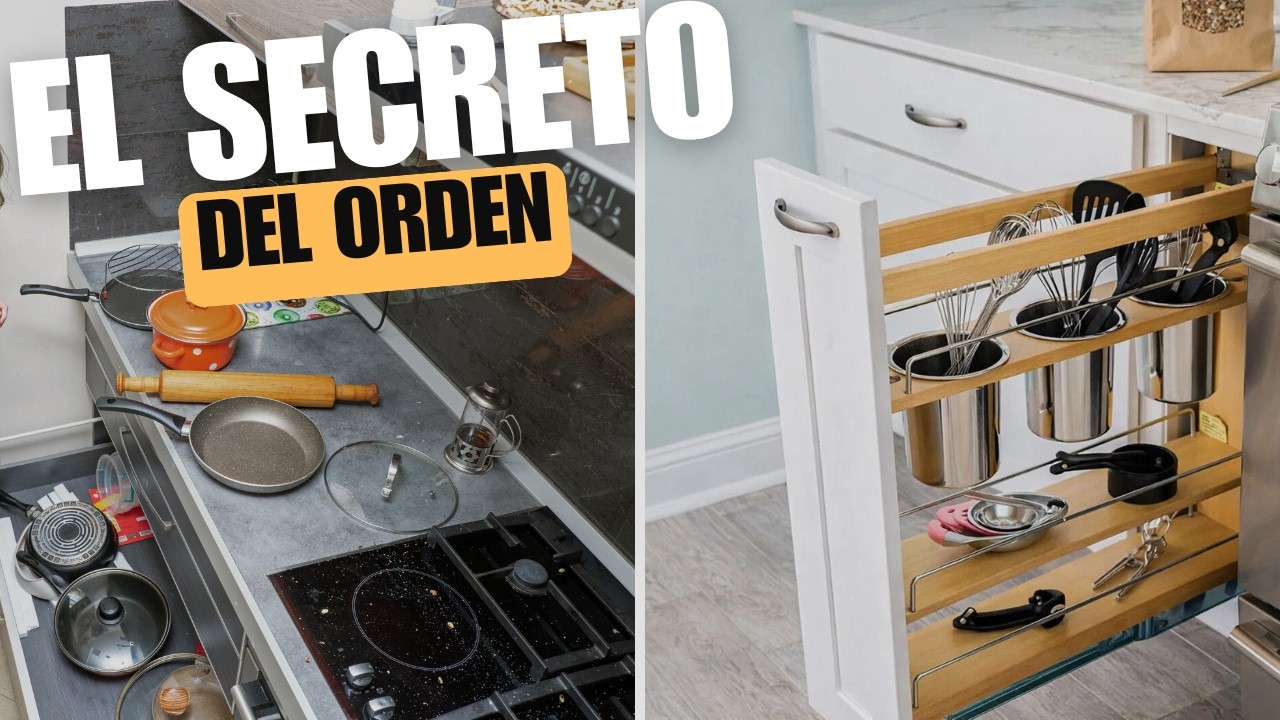 COCINA PEQUEÑA 15 IDEAS INTELIGENTES para DUPLICAR tu ESPACIO de ALMACENAMIENTO