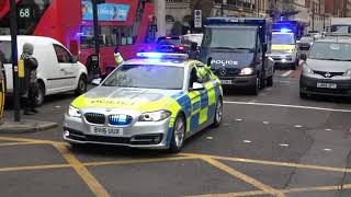 [RARE] London Police Escorting a 'Cat A' Prison Convoy