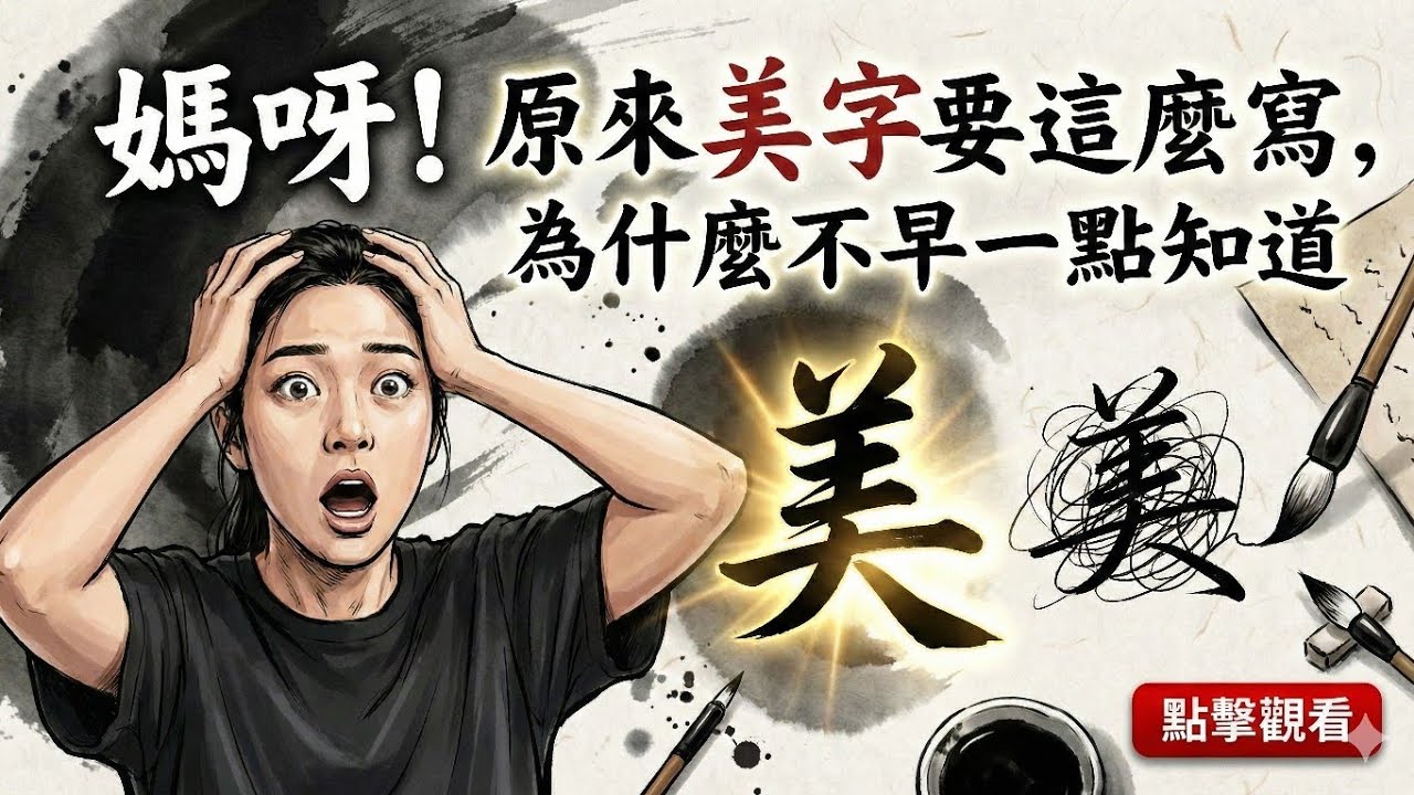 51-這一招學會，字體就能立即變美-掌握架構就是掌握美字的關鍵-字體書寫的技巧-輕鬆寫字變漂亮-有效練字-左上右下結構概念-硬筆書法