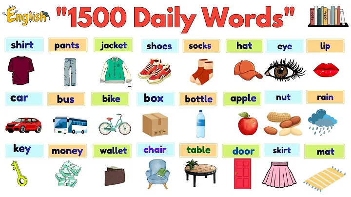Daily English Vocabulary 📚 1500  Useful Nouns & Verbs for Beginners