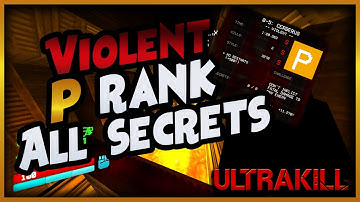 Ultrakill Early Access - 0 - 5 Cerberus  - Violent P Rank All Secrets - 1080p 60 FPS
