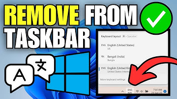 How To Remove Language Keyboard Layout From Taskbar (Windows 11)