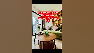Khu Masteri Centre Point - Vinhomes Quận 9, 2pn2wc full nội thất giá 12tr! #thuecanhovinhomesquan9