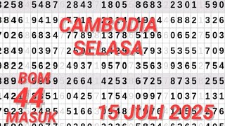 PREDIKSI CAMBODIA 15 JULI 2025 | TARIKAN PAITO CAMBODIA HARI INI