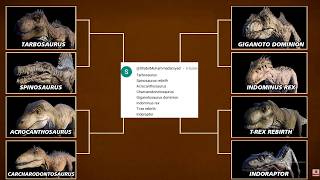 Trex Rebirth Vs Spino Rebirth Vs Indoraptor Vs Indominus Rex Vs Gigant Dominion Vs Acrocan Vs Charca
