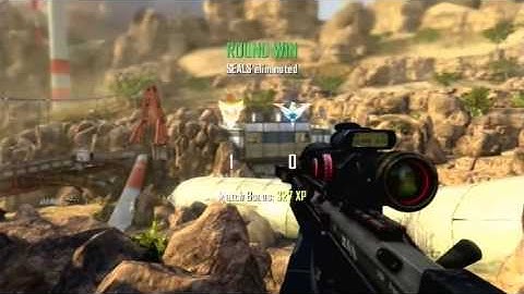 COD Black Ops 2- No scope across map