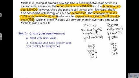 Solving Exponential Functions - Decreasing - MrEMathVideos