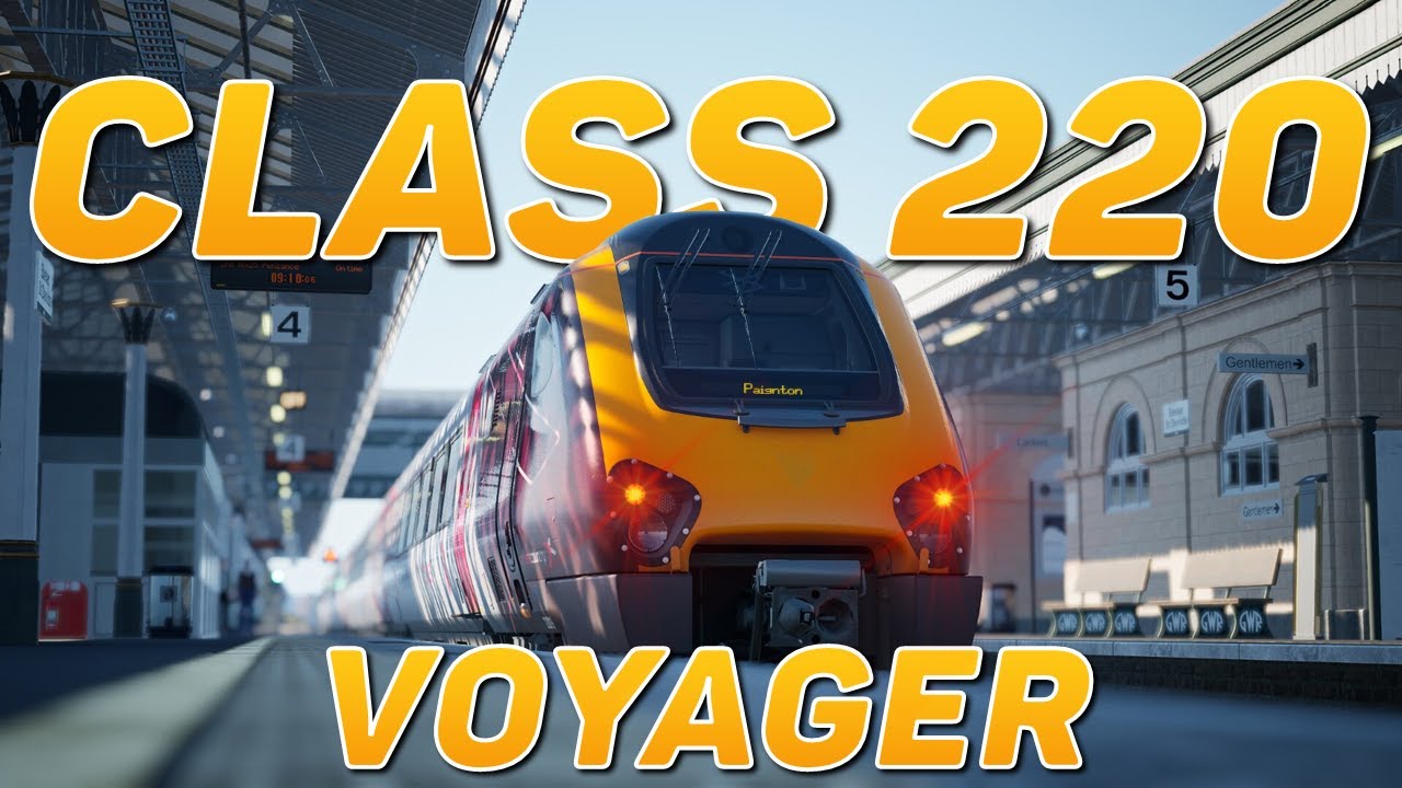 😍 Class 220 Voyager CrossCountry to Paignton 🚆 TSW6