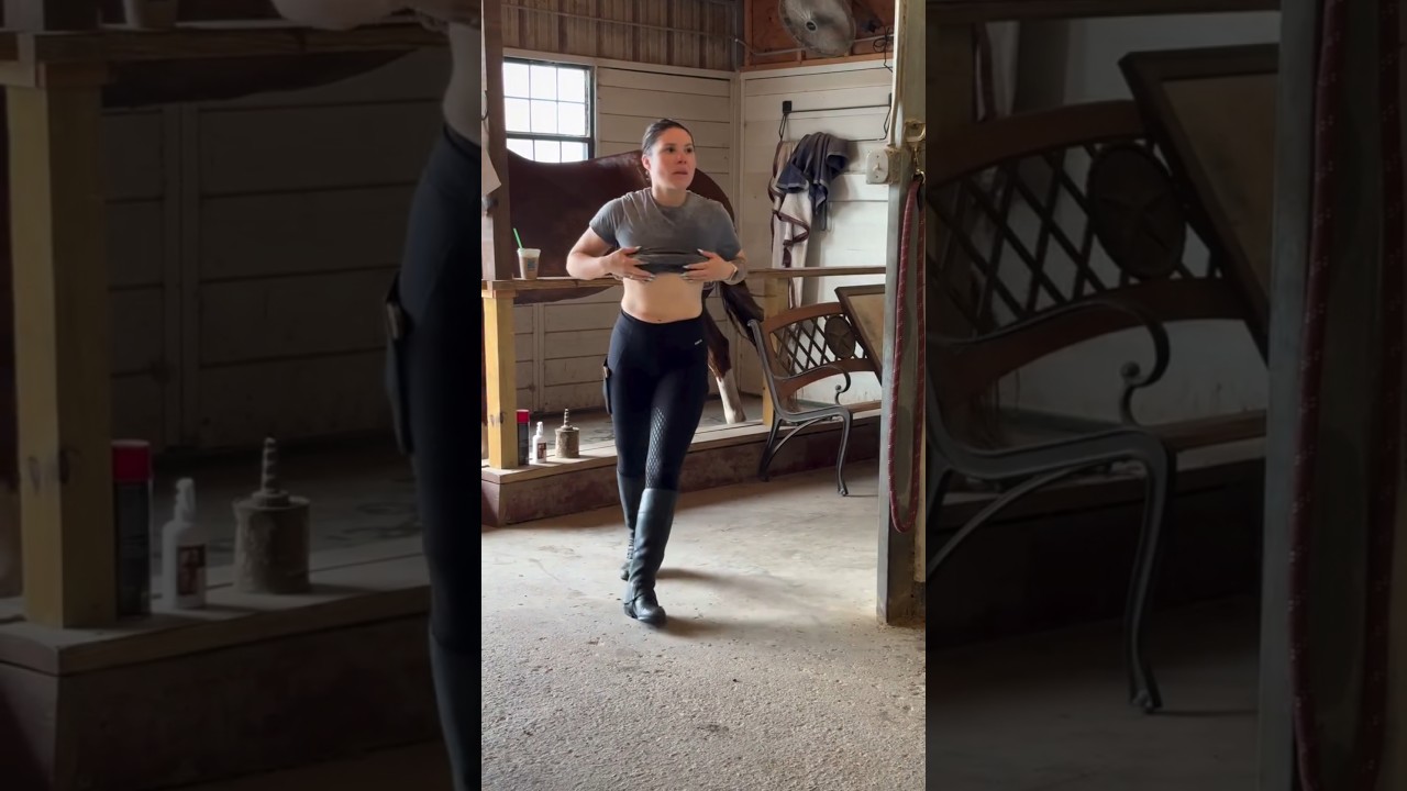 POV: You Can Never Leave the Barn Early 🐴😂 #horse #horselife #horsefarms #horsecommunity #horsecare