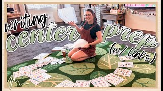 (summer setup vlog) chatty writing center prep w/ me!