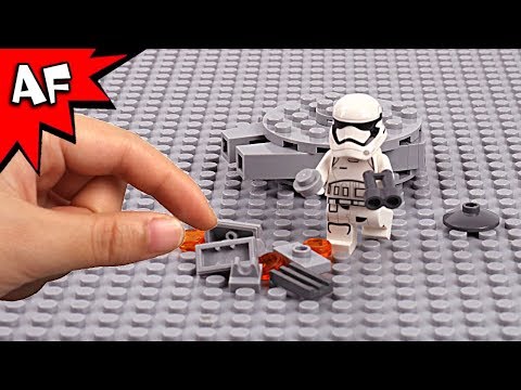 Lego Star Wars Brick Building the Millennium Falcon with Stormtrooper @artifexcreation