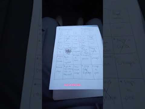 Girlfriend bingo (roadtrip edition)