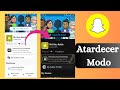 Cómo habilitar el modo oscuro en Snapchat Android 2024 (NUEVA ACTUALIZACIÓN)
