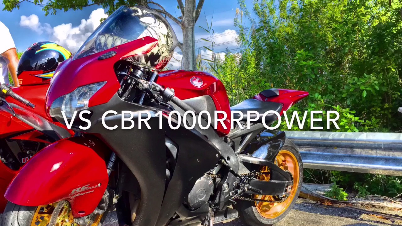Zx10r vs Cbr rematch. YouTube