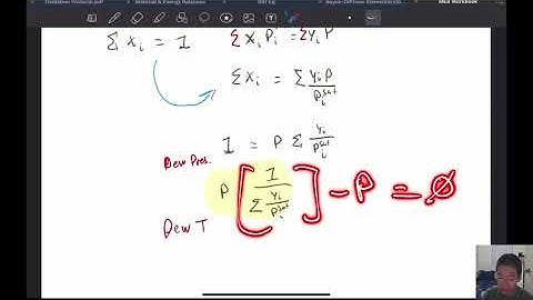 Bubble Point, Dew Point, and Rachford-Rice Method