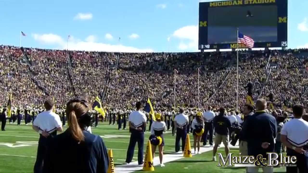 Double flyover at Michigan Stadium YouTube