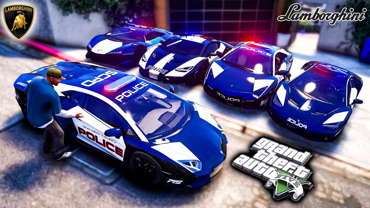 Stealing Cops Lamborghini POLICE CARS In GTA 5 RP! - YouTube