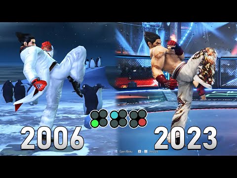 History of Kazuya Agony Spear Combo