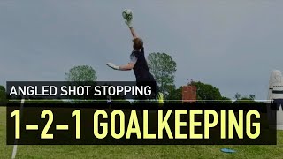 1-2-1 Goalkeeper Training | Angled Shot Stopping | The Gloves Are On Ep.5