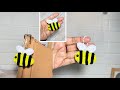 Bee Keychain Making With Fuzzy Wire 🐝