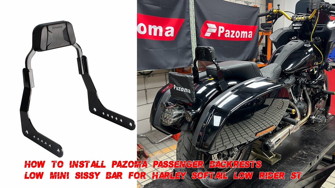 Top Mechanic Shares 5-MINUTE Mini Sports Sissy Bar Installation Technique for Harley Low Rider ST