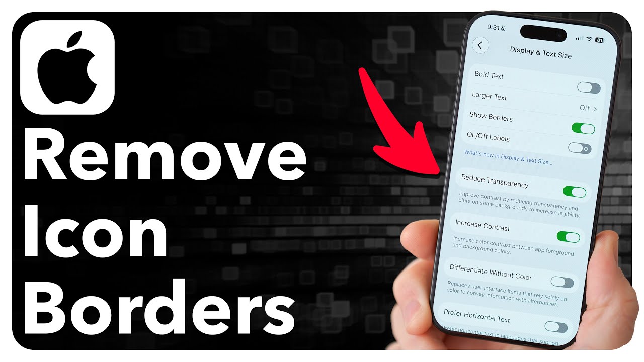 How To Remove White Border Around Icons On iPhone