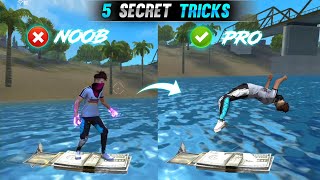 TOP 5 SECRET TIPS AND TRICKS FREE FIRE || NEW BUG AND GLITCHES - GARANA FREE FIRE screenshot 3