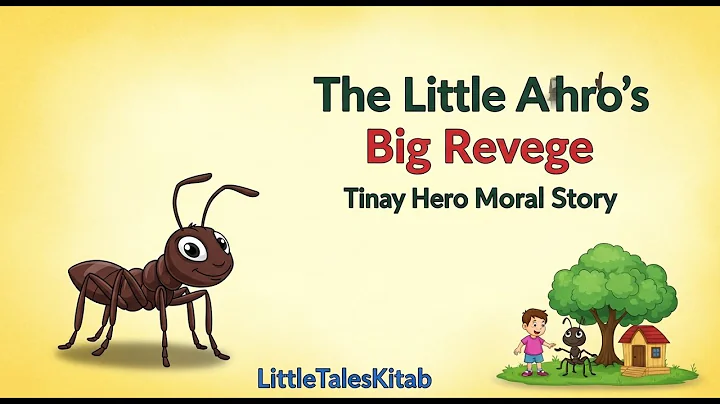 🐜💪 The Little Ant’s Big Revenge – Tiny Hero Moral Story for Kids | Bedtime LittleTalesKitab