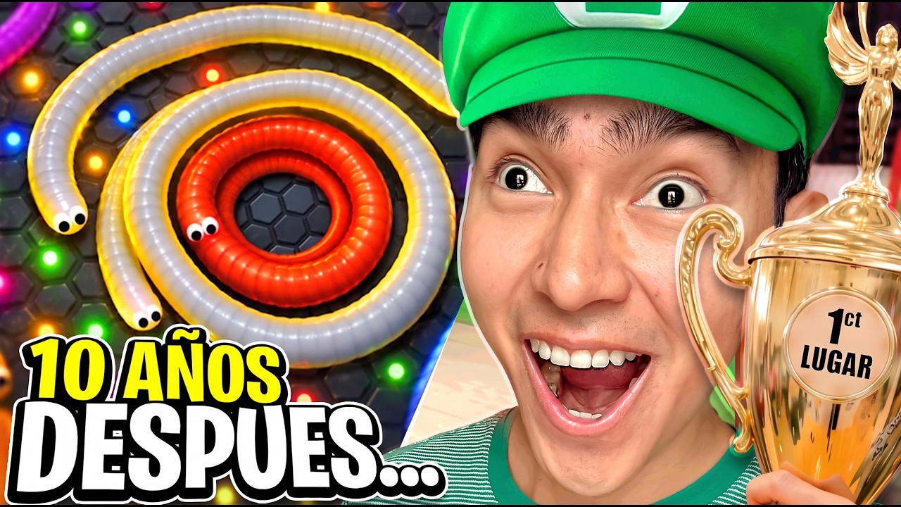 TOP 1 Slither.io... Pero 10 AÑOS después !!