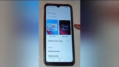 How to on and off dark mode in redmi 9i sport,on and off dark mode setting