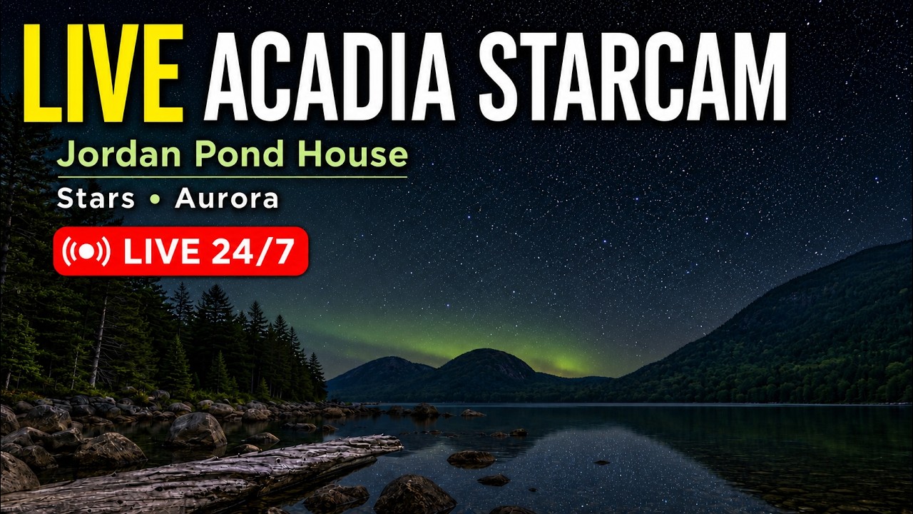 Jordan Pond, Acadia National Park Starcam — Bar Harbor, ME live camera thumbnail