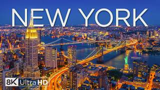 New York 2026 🇺🇸 The City That Never Sleeps, Skyline Lights &amp; Aerial Cinematic Views