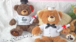 Custom Teddy Bear Graduation 2023 | Jiliplushie #plushtoys #teddybear #graduation #stuffedanimals