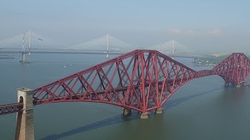 Forth Bridge Aerial Drone Video
