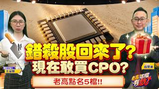 CPO最佳買點到了？老高：先跌先止跌，真正有機會的是這5檔！【老高這檔有戲】2026.07.27 妖股大師 高閔漳分析師+品嫻