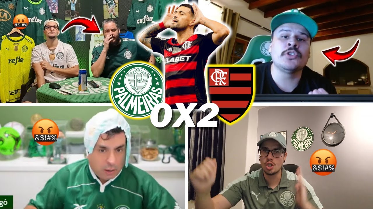REAÇÕES DOS PALMEIRENSES REVOLTADOS- PALMEIRAS 0X2 FLAMENGO- BRASILEIRÃO 2025- VAMOS RIR KKKK