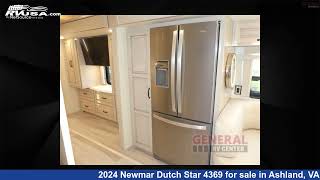 Breathtaking 2024 Newmar Dutch Star Class A RV For Sale in Ashland VA RVUSA com
