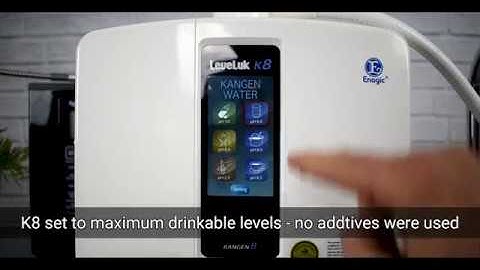Enagic Leveluk Kangen K8 Alkaline Water Ionizer Comparison Review - 2019 | Test pH, ORP & Hydrogen