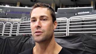 LA Kings Ethan Moreau interview at Staples Center  8-31-11